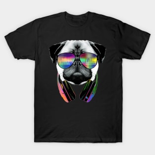 Music Pug Dog T-Shirt